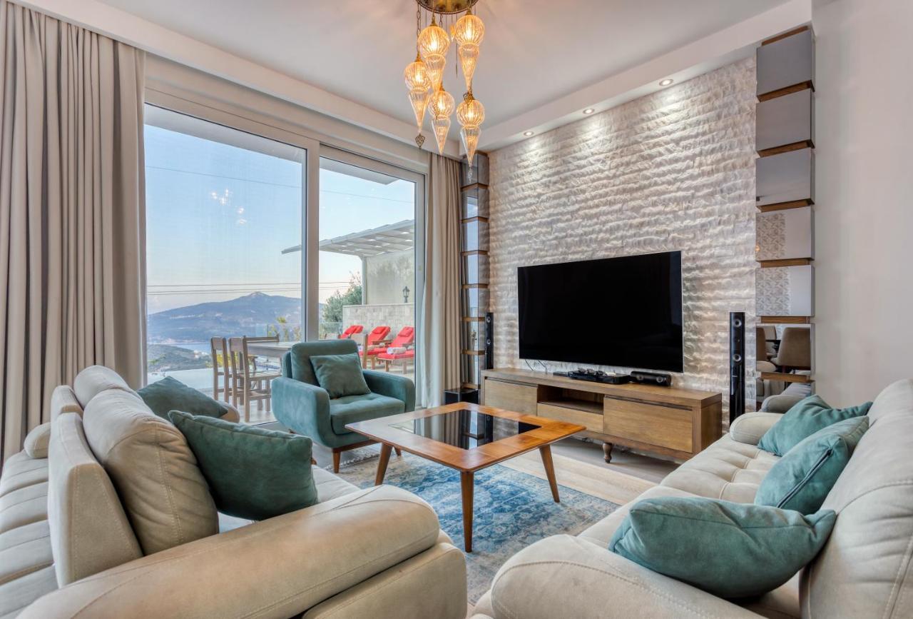 Villa Lucida - Kalkan Hills - Exclusive Villas With Private Pool And Majestic Sea Views Luaran gambar